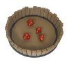 Wooden Fence Dice Tray